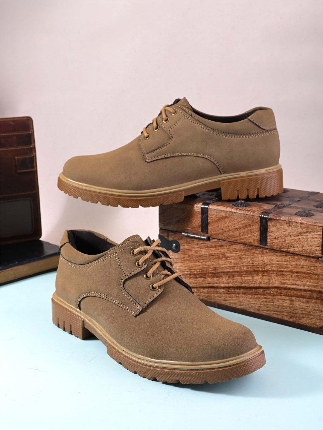 Roadster Men Round Toe Lightweight Lace-Ups Derbys