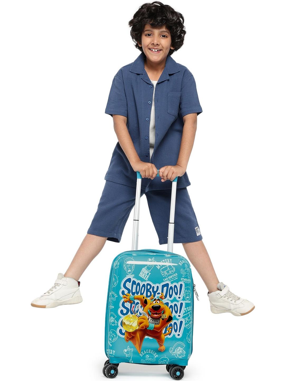 Buy YAYAVAR Kids Printed Hard-Sided Water-Resistant Cabin Trolley
