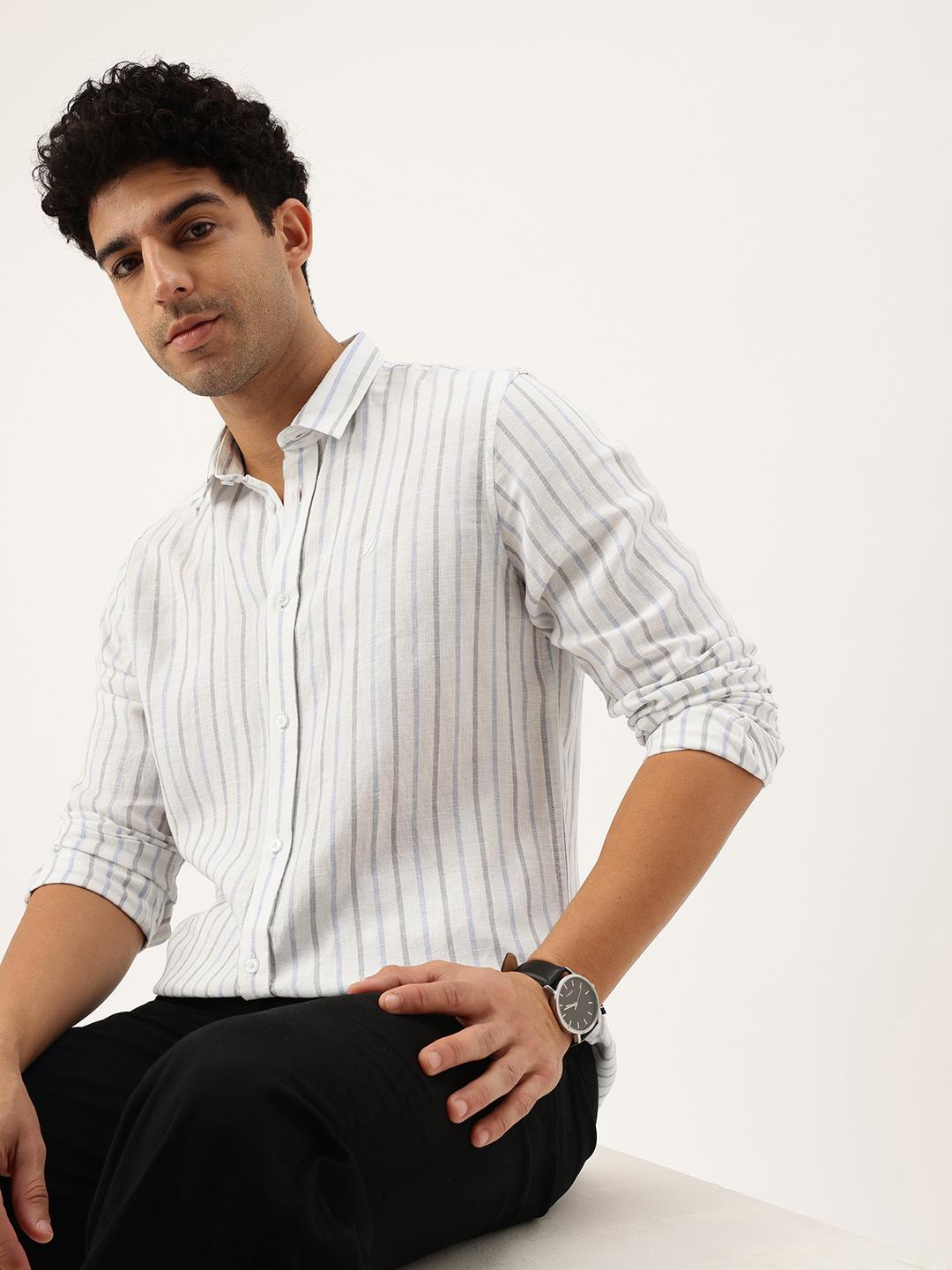 Nautica Striped Casual Shirt