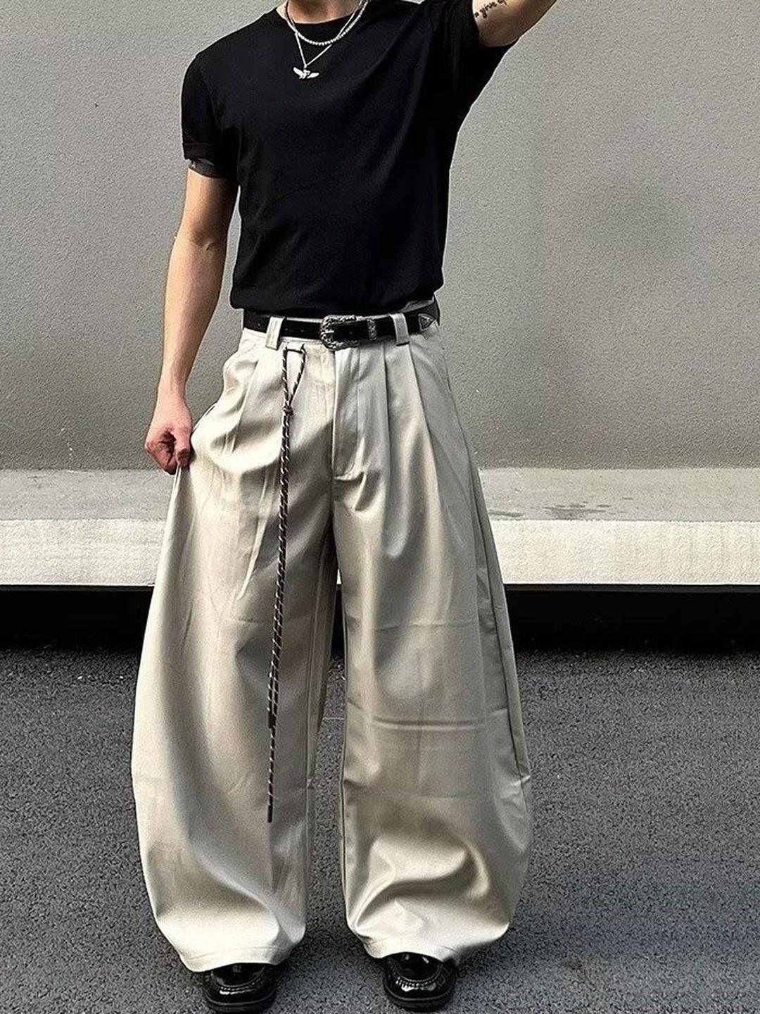 StyleCast x Revolte Men Easy Wash Pleated Trousers - Image 1