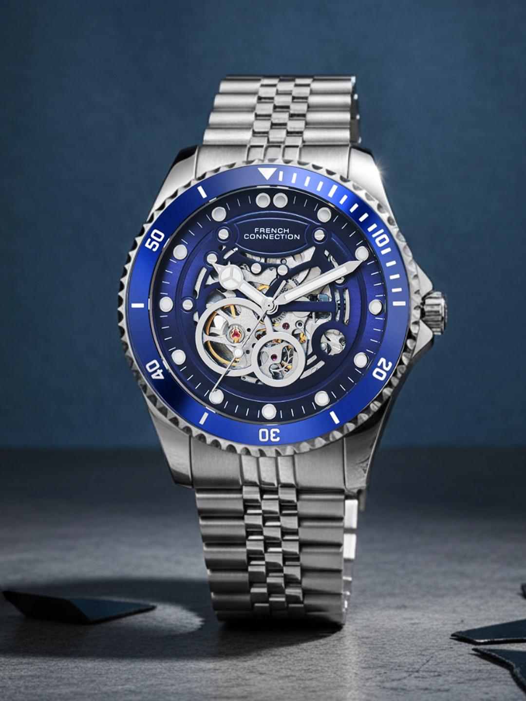 French Connection Men Skeleton Dial Watch FCA19USM - Image 1