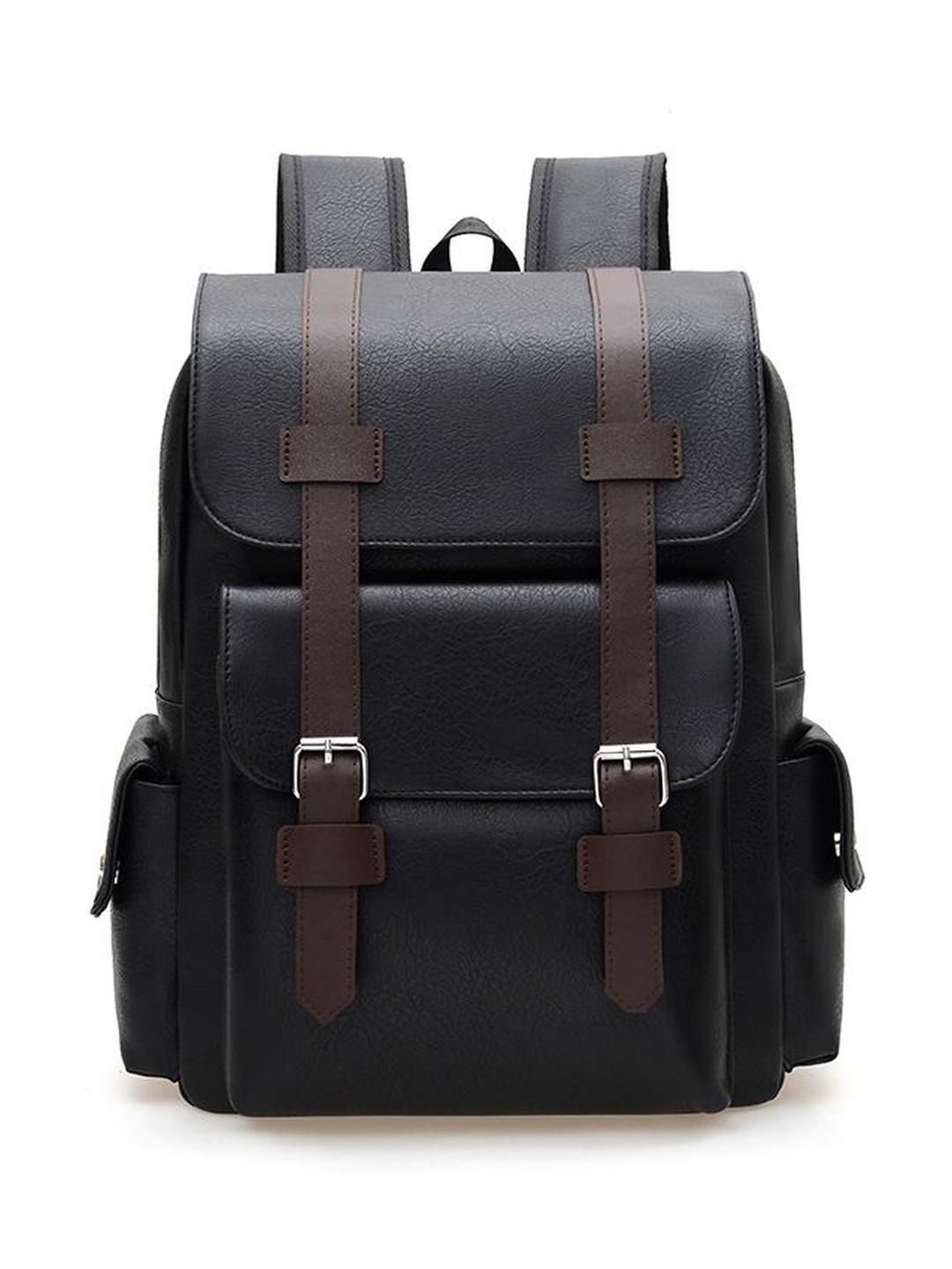ANDREW HILL Men Contrast Detail Backpack - Image 1