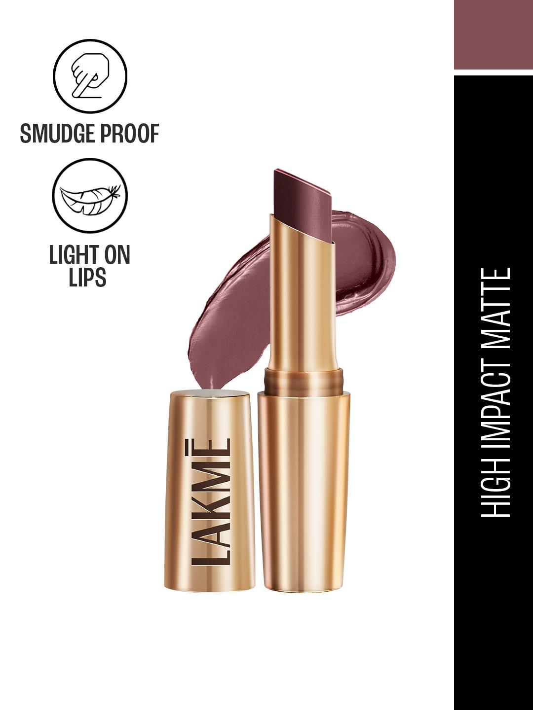 Lakme 9to5 Powerplay Priming Matte Lipstick 3.6g - Chocolate Crush - Image 1