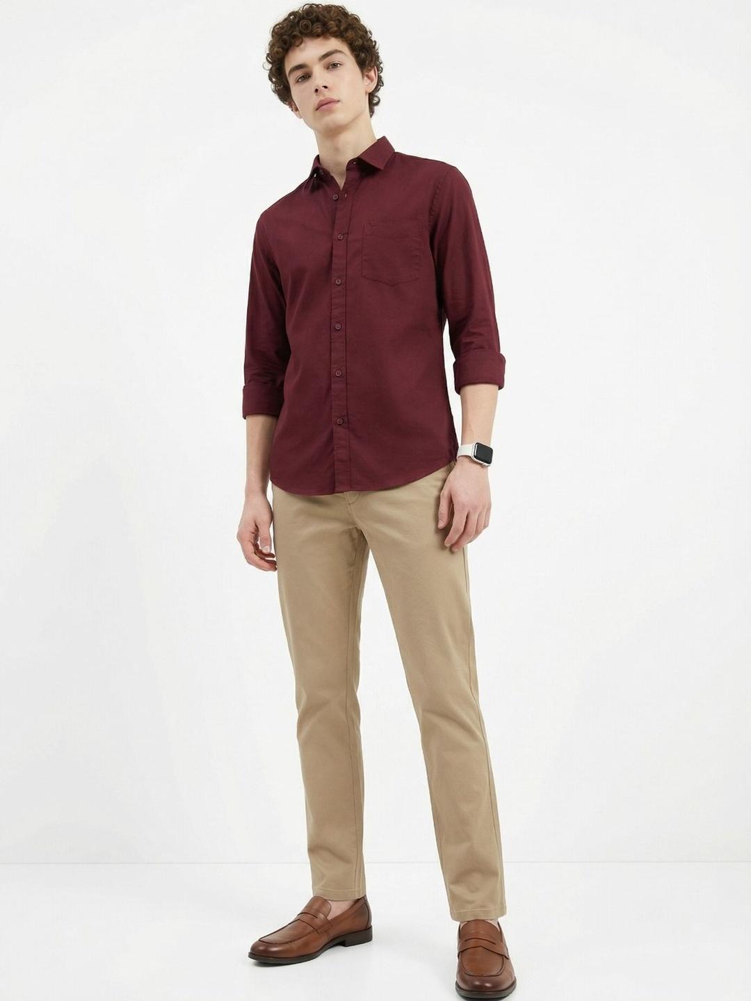 SZN Men Slim Fit Casual Shirt - Image 1
