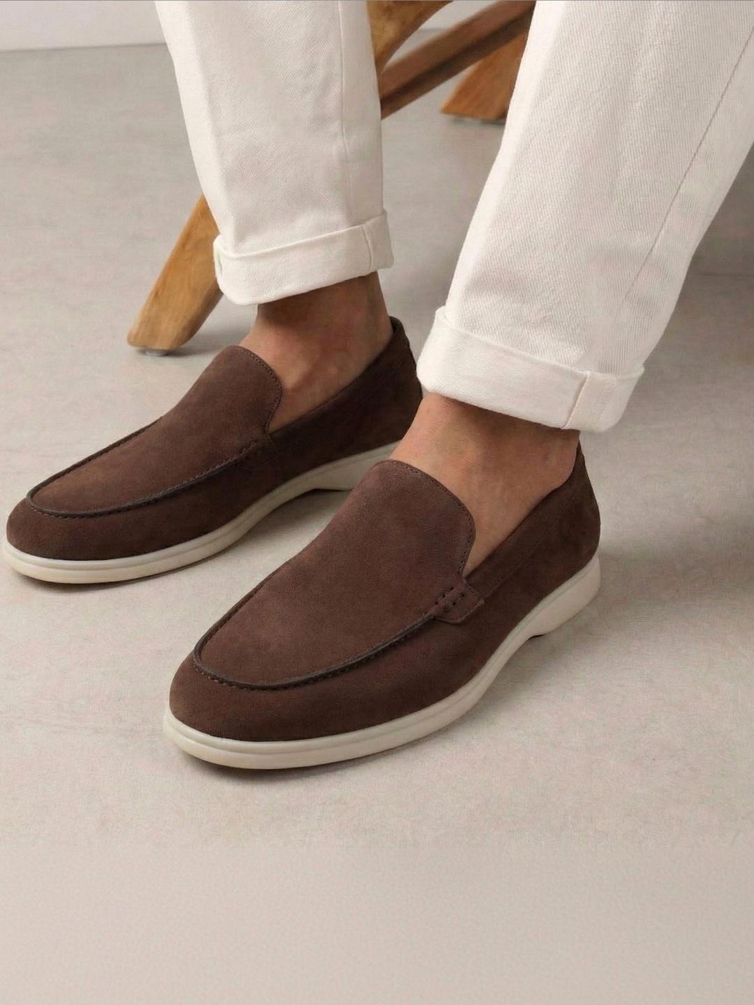 Bxxy Men Suede Casual Slip-on Shoes - Image 1