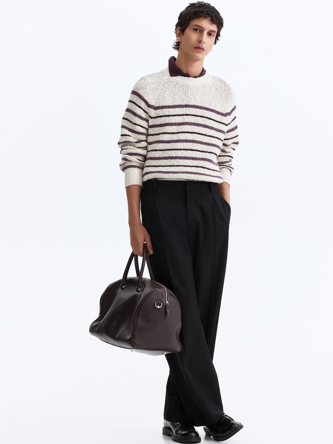 H&M Loose Fit Tailored Trousers - Image 1