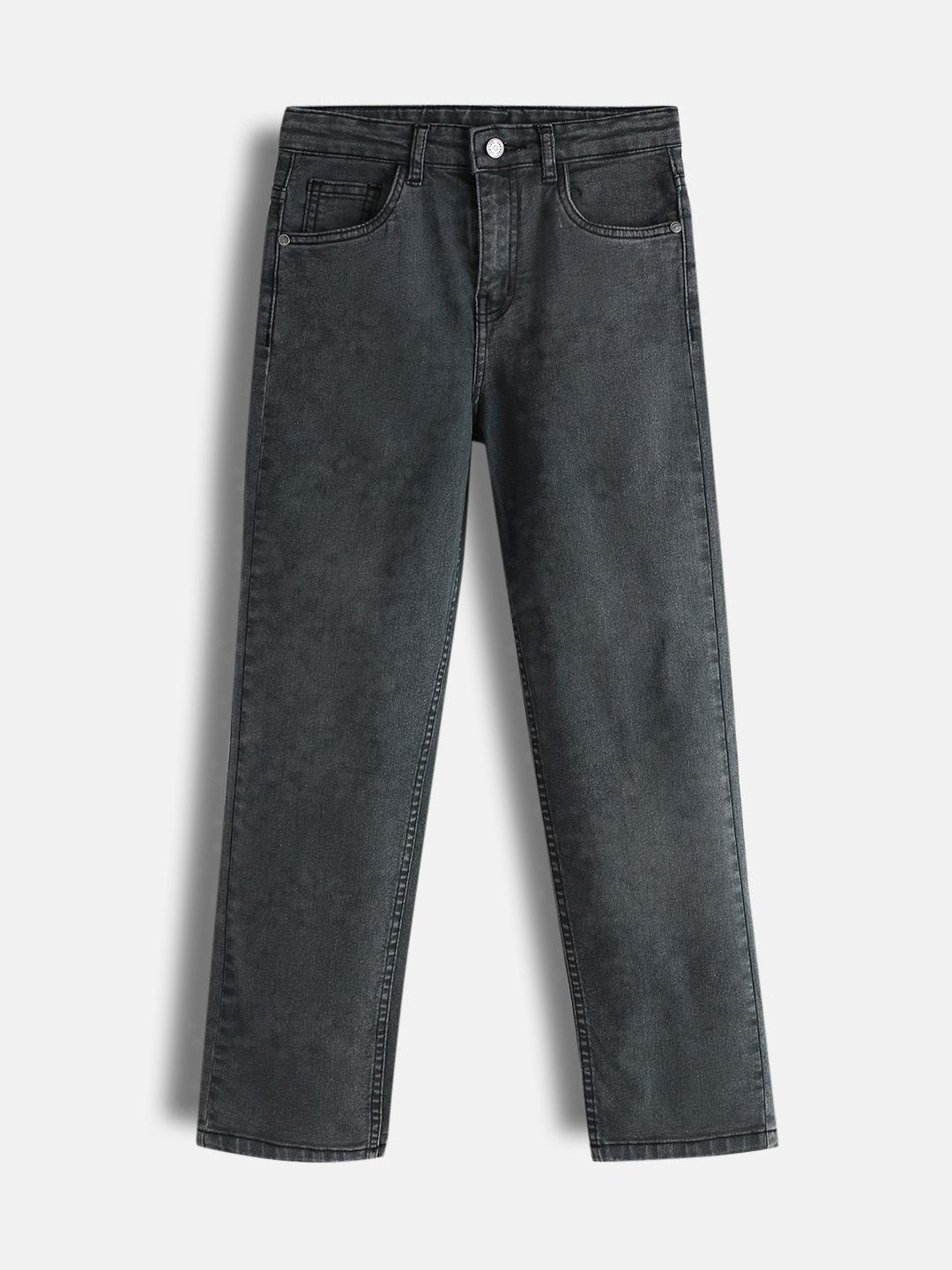 Buy Urbano Juniors Boys Loose Baggy Fit Mid-Rise Heavy Fade Washed