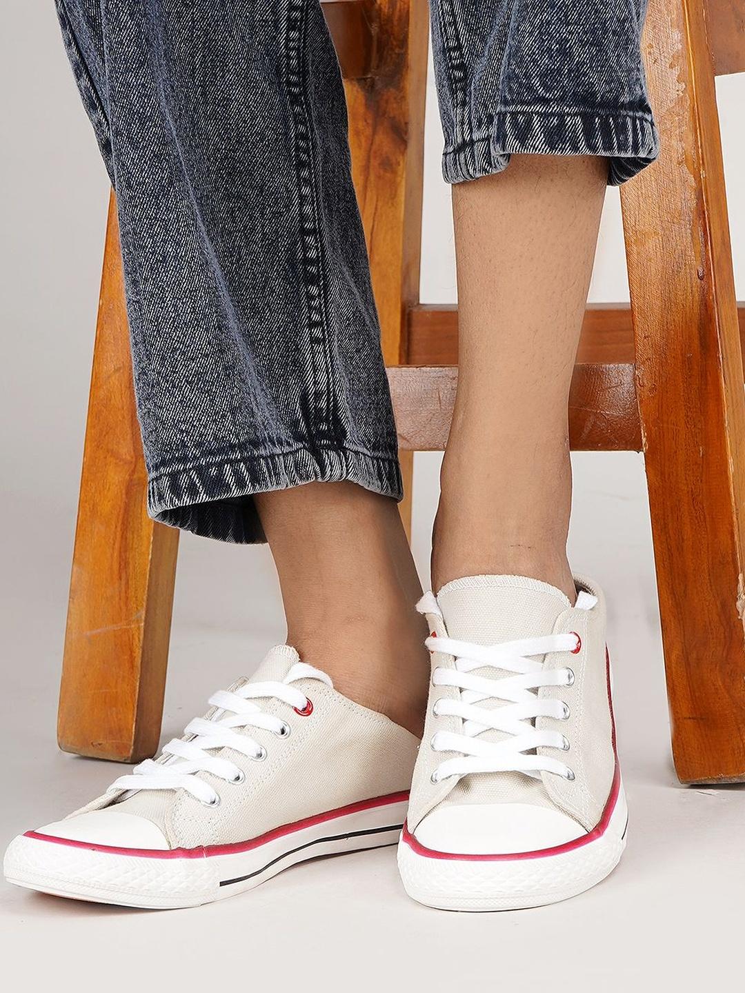 Buy The Roadster Lifestyle Co Women Round Toe Lace-Ups Sneakers