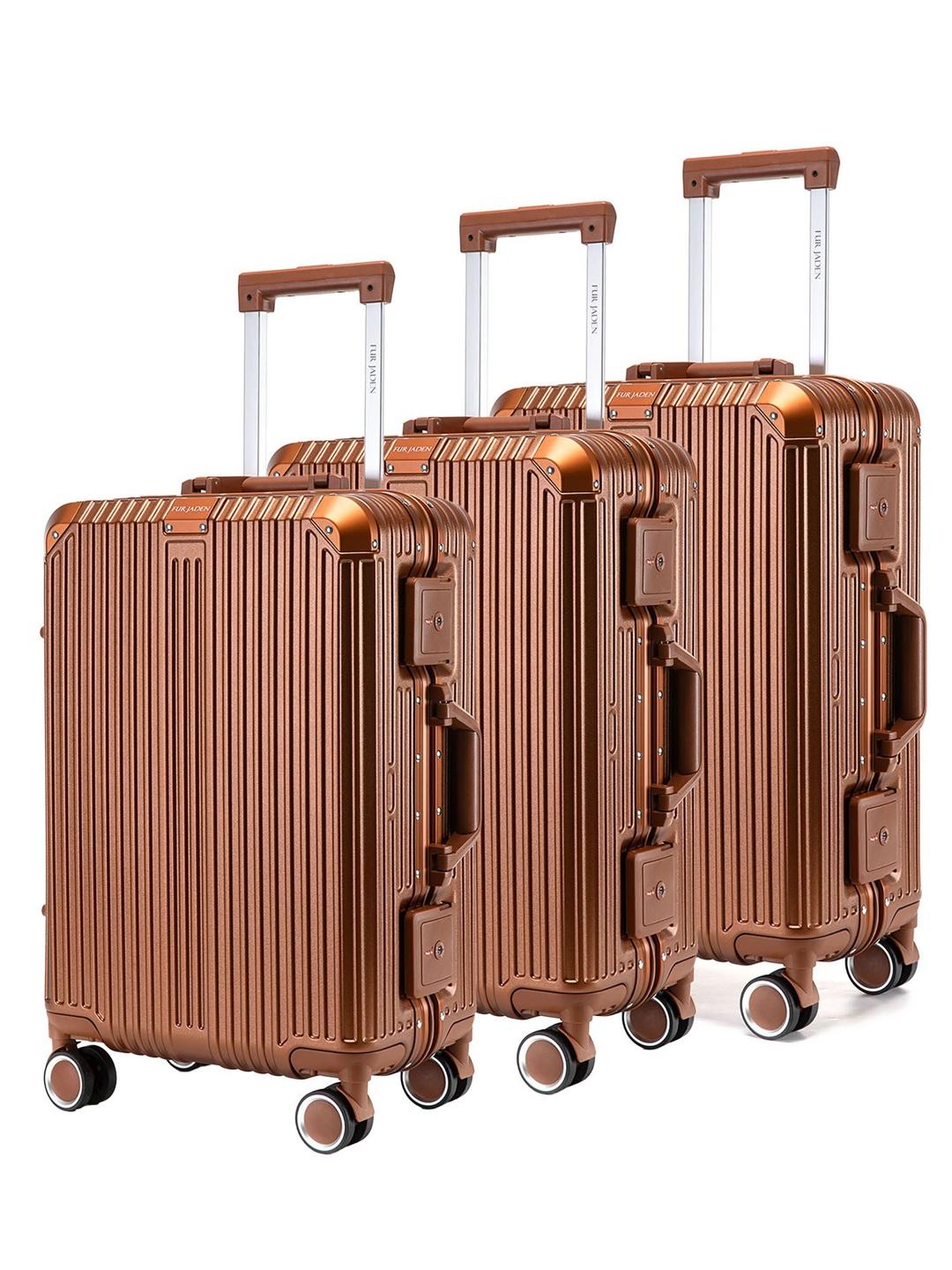 Buy FUR JADEN Set Of 3 The Voyager Hard-Sided Trolley Bag