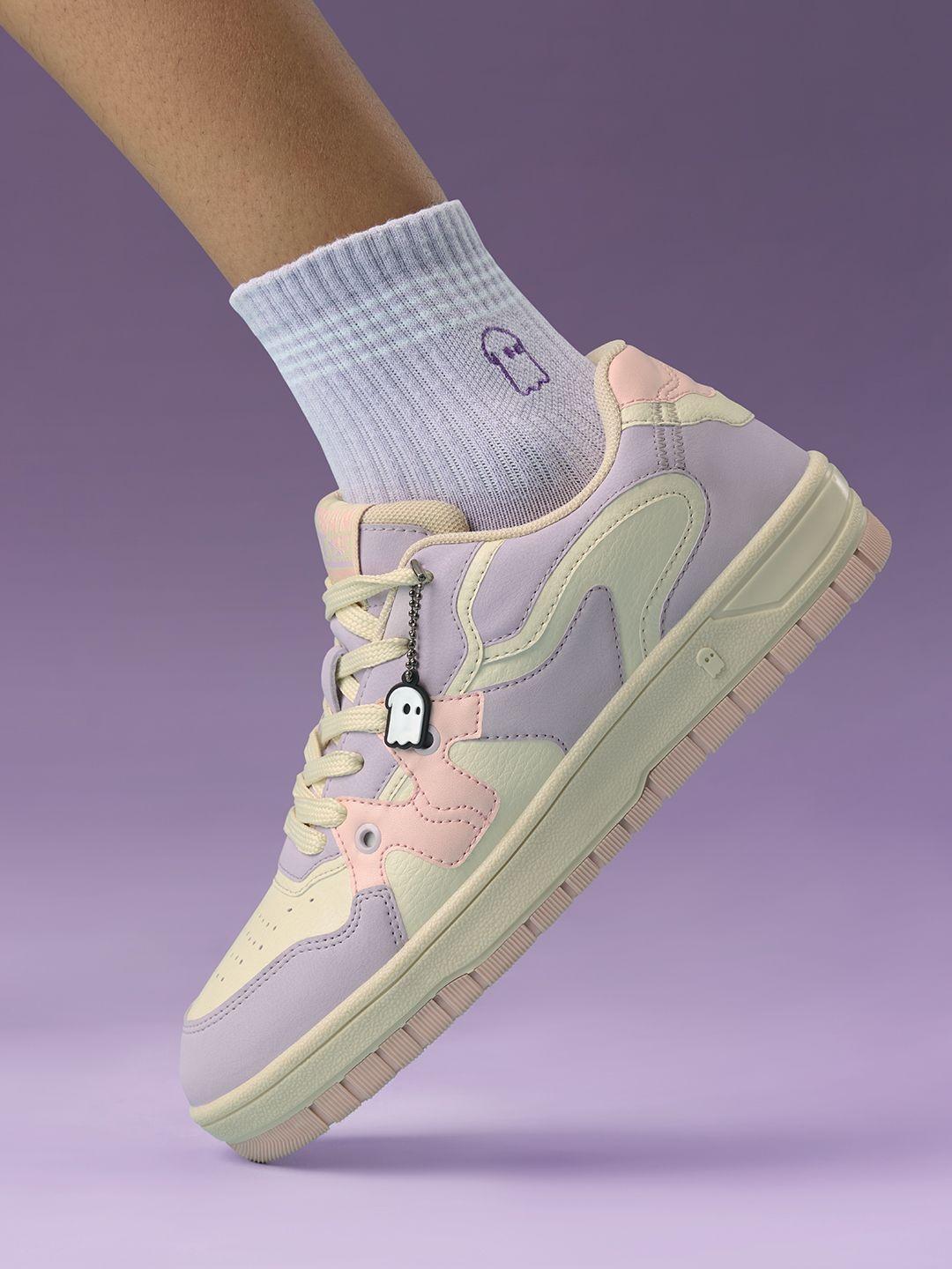 The Souled Store Women Urban Blaze Colourblocked Low Top Sneakers - Image 1
