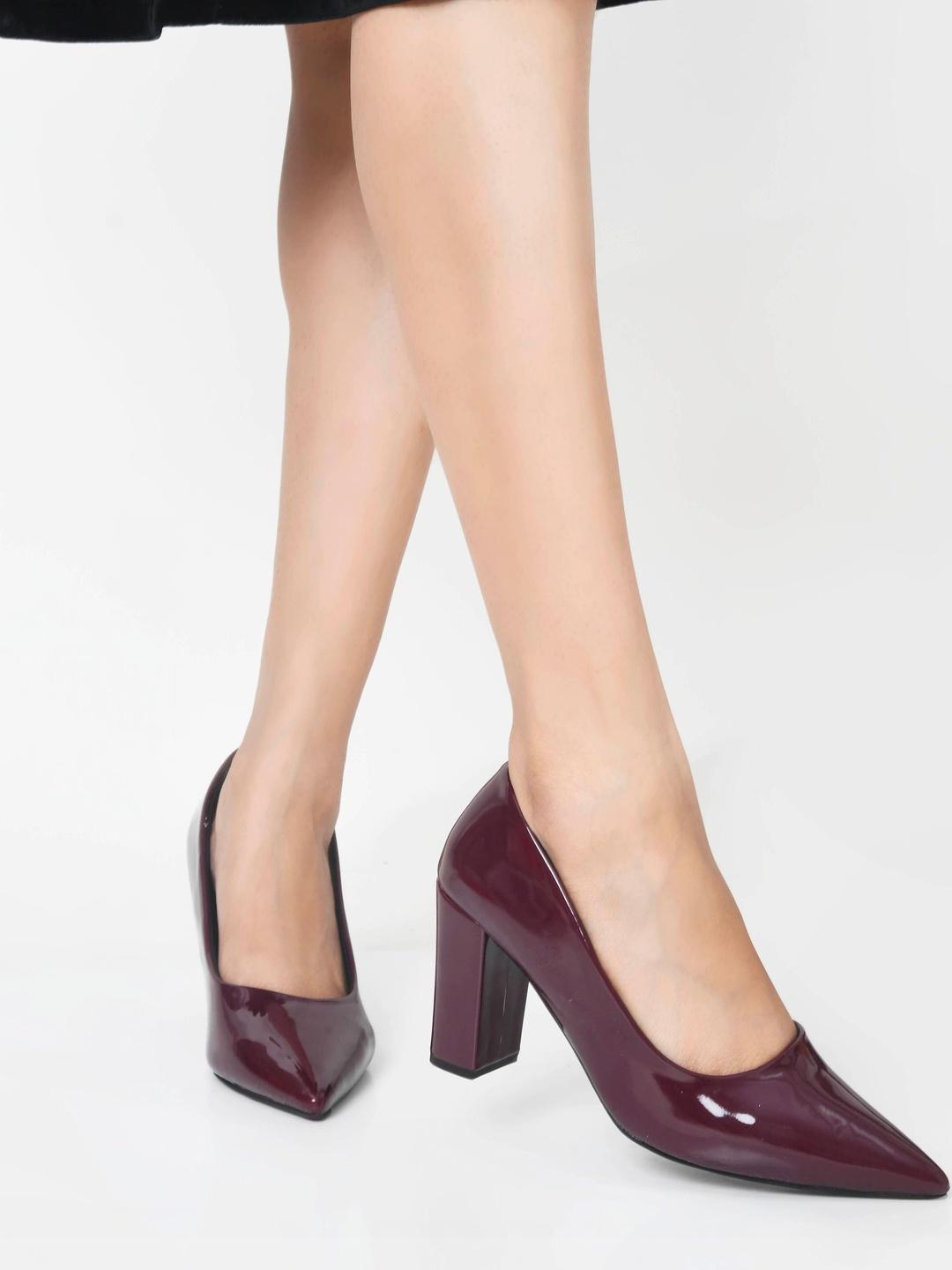 JM Looks Party Block Pumps for Women - Image 1