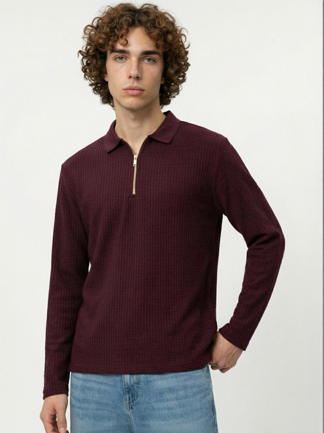 glitchez Men Polo Collar T-shirt - Image 1