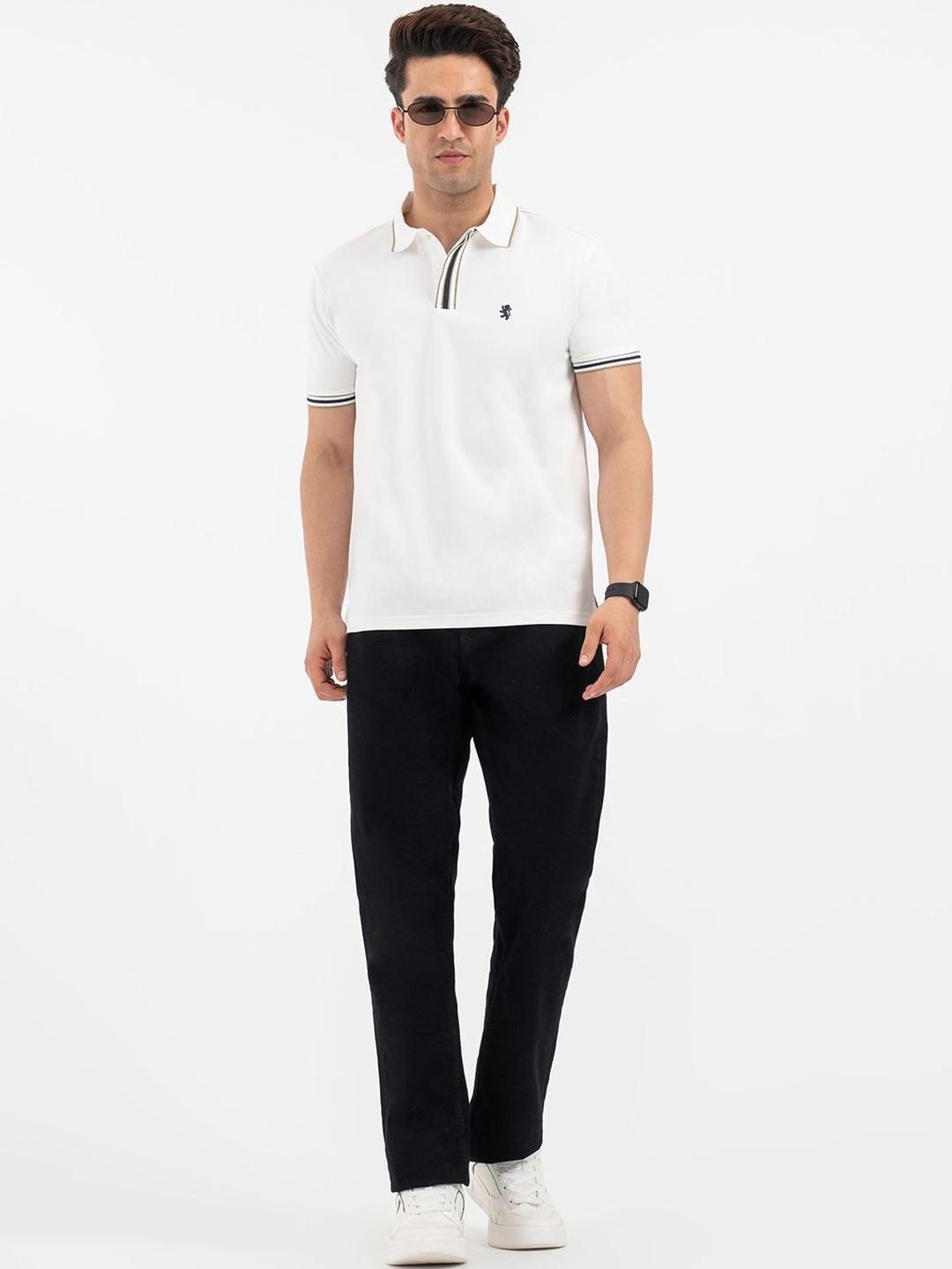 Red Tape Men Polo Collar T-shirt Red - Image 1