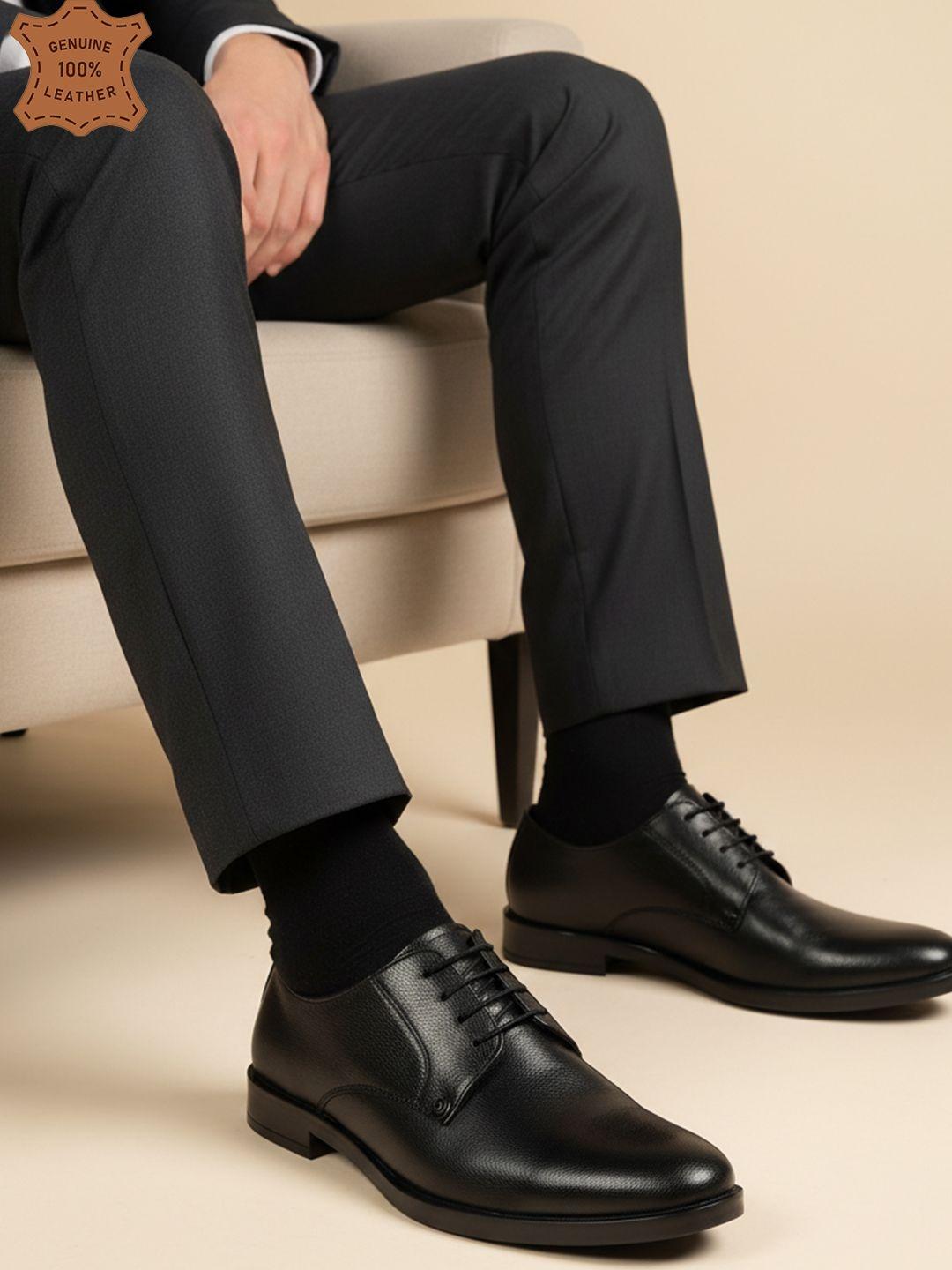 Carlton London Men Leather Formal Derbys