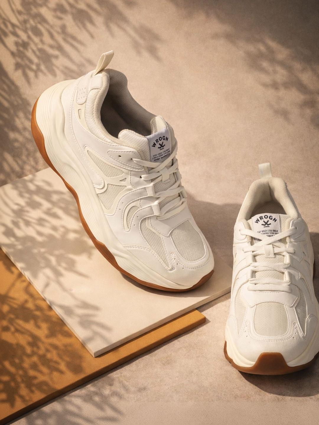 WROGN Men Colourblocked PU Sneakers