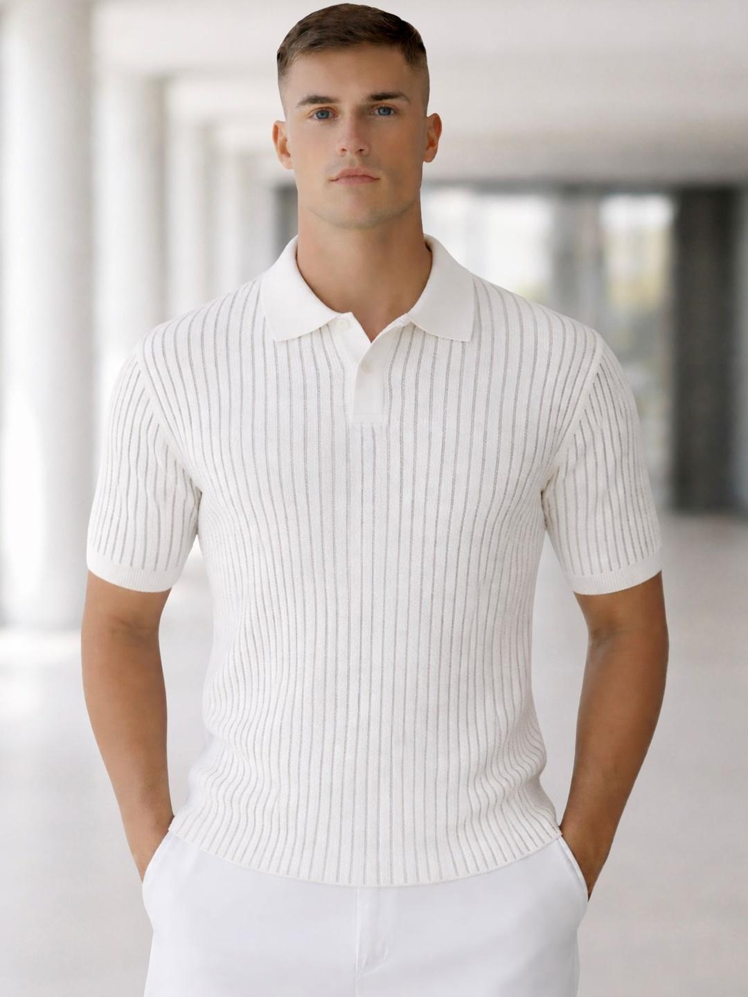 Fashion And Youth Men Polo Collar T-shirt - Image 1