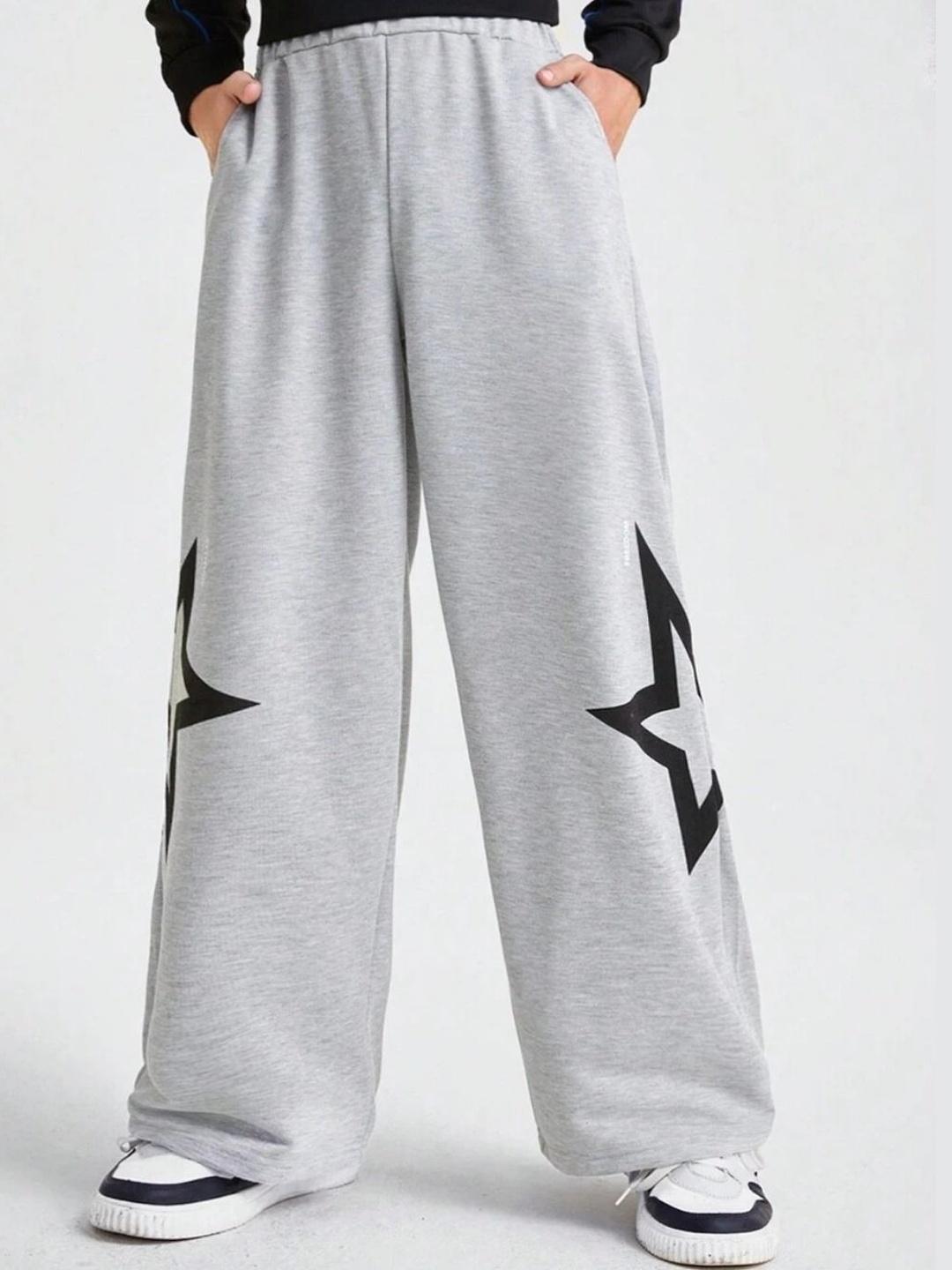 Dopestar Men Relaxed Fit Typography Trousers - Image 1