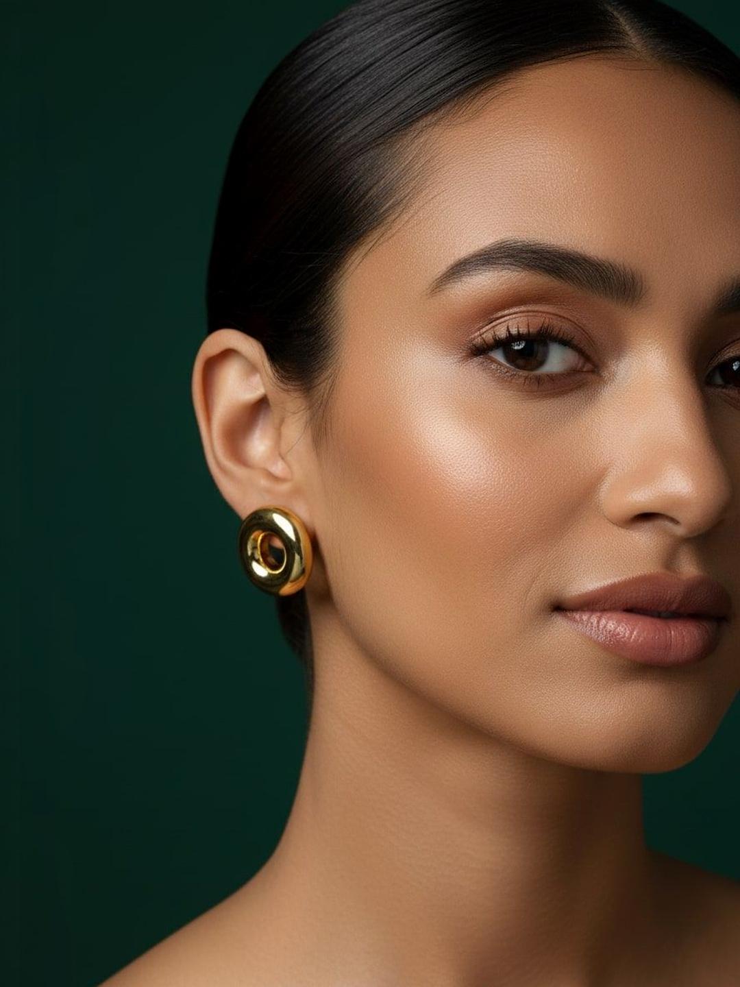 DURATI Circular Studs Earrings