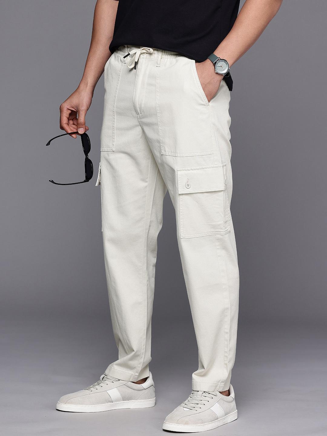 Allen Solly Men Relax Tapered Cargos Trousers