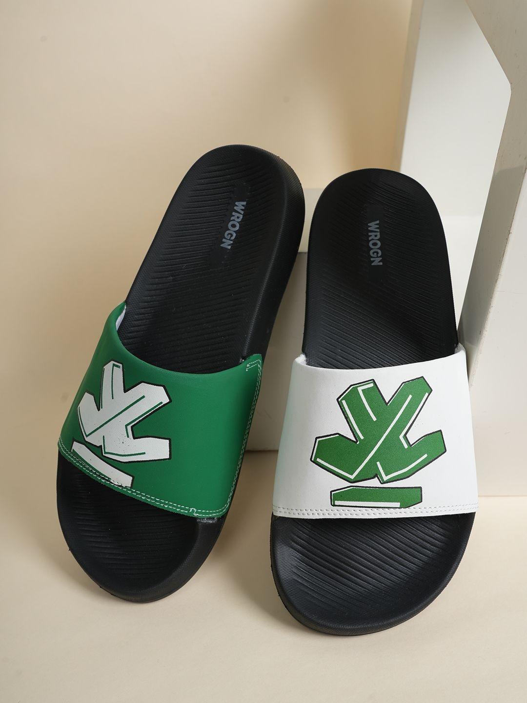 WROGN Men Printed Sliders - Image 1