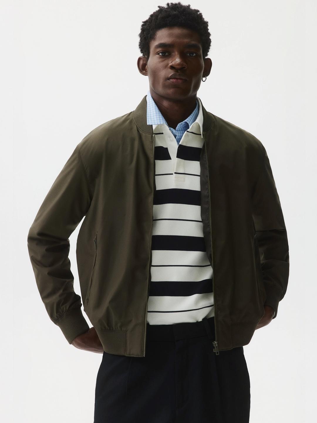 H&M Regular Fit Lightweight Bomber Jacket