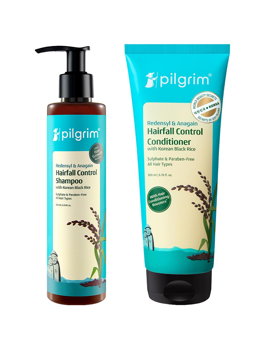 Pilgrim Redensyl & Anagain Hairfall Control Shampoo & Pack of 2 - Image 1
