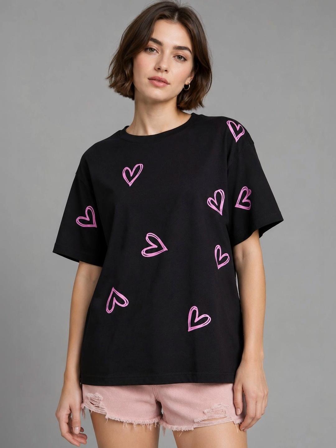 DressBerry Women Printed Bio Finish T-shirt