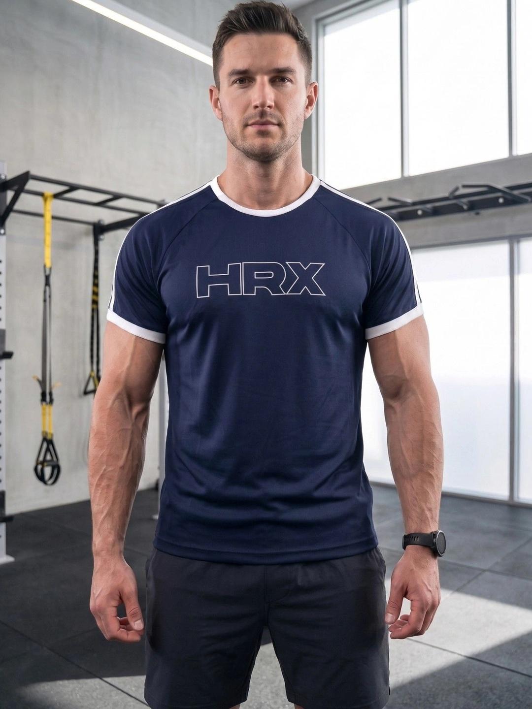 HRX by Hrithik Roshan Men Brand Logo Printed T-shirt