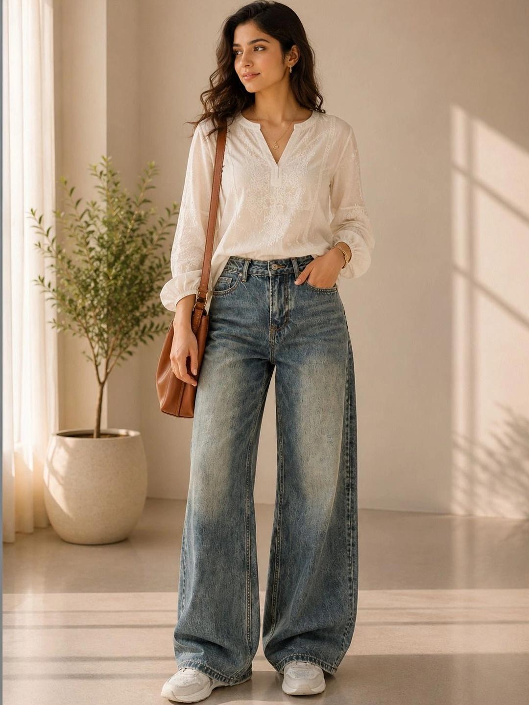 Stylecast X Kotty Women Regular Fit High-Rise Jeans - Image 1