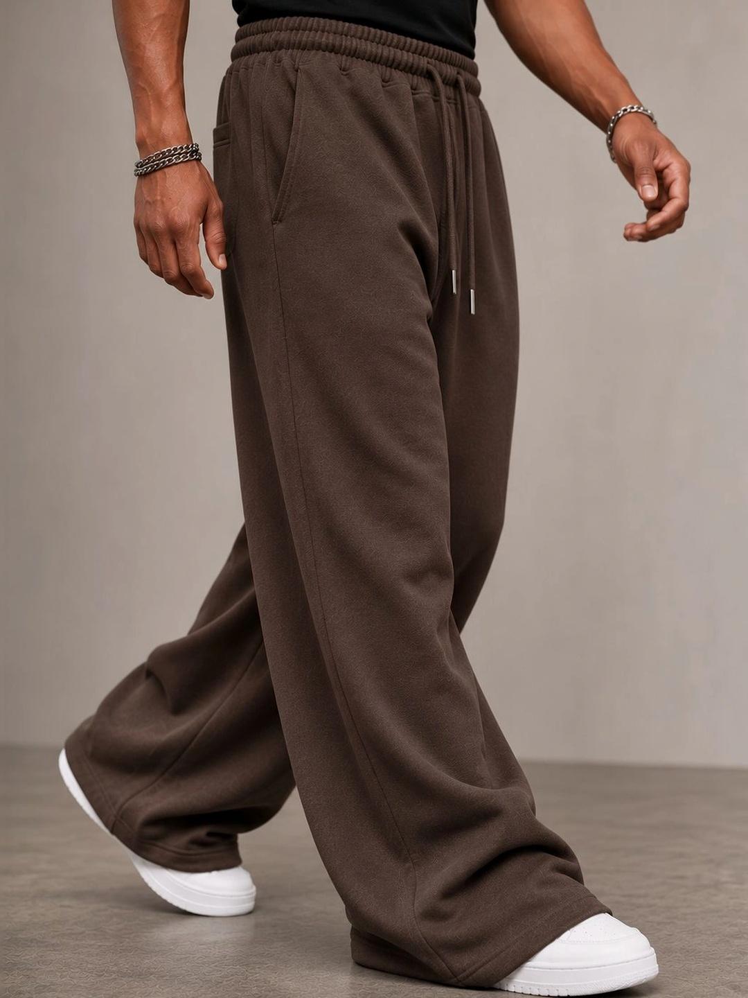 FEATOUS Men Relaxed Straight Leg Trousers - Image 1