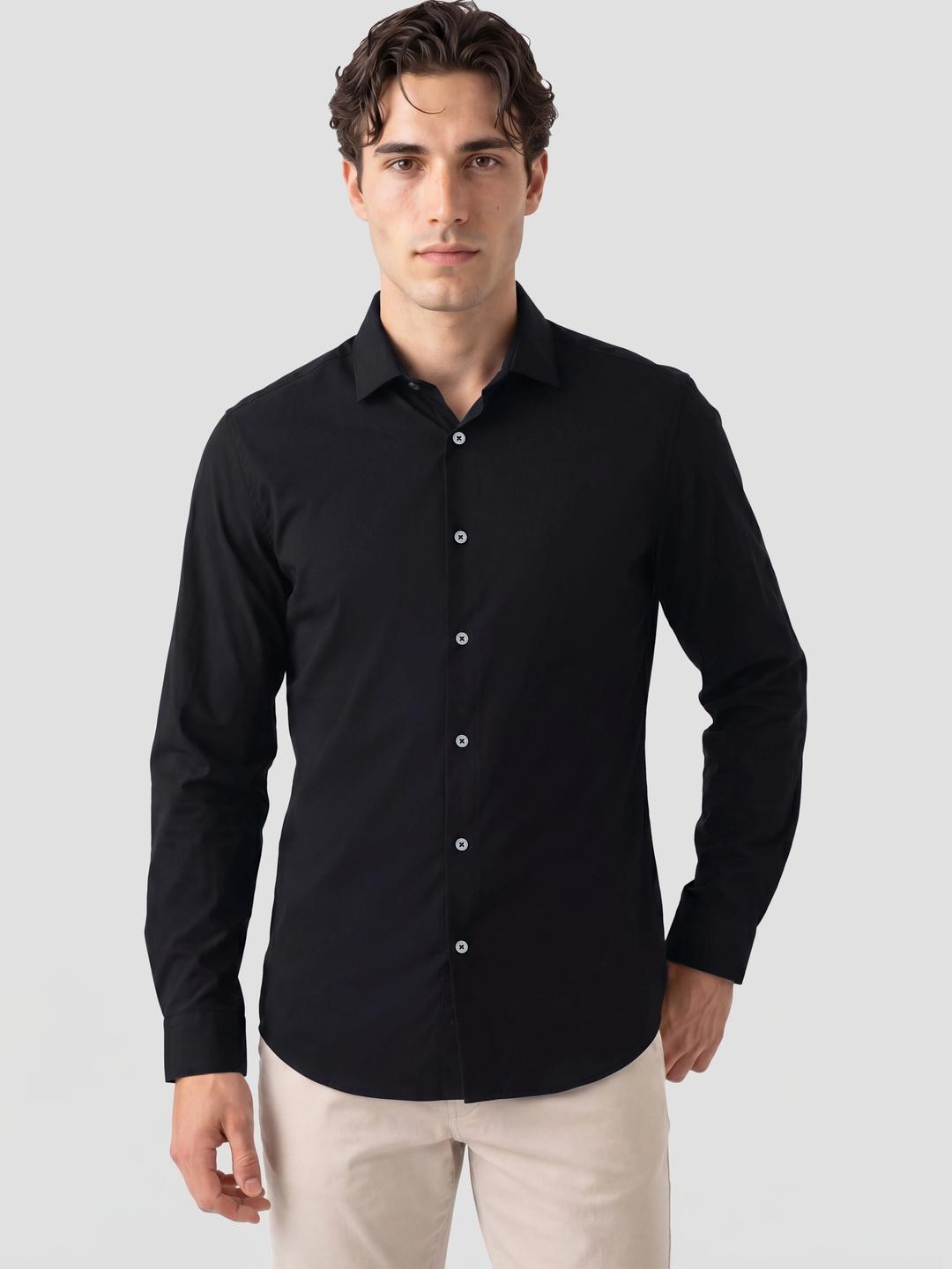 THE BEAR HOUSE Men Slim Fit Casual Shirt - Image 1