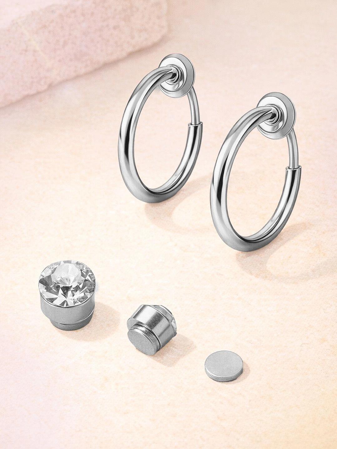 MAZZINI Circular Hoop Earrings - Image 1