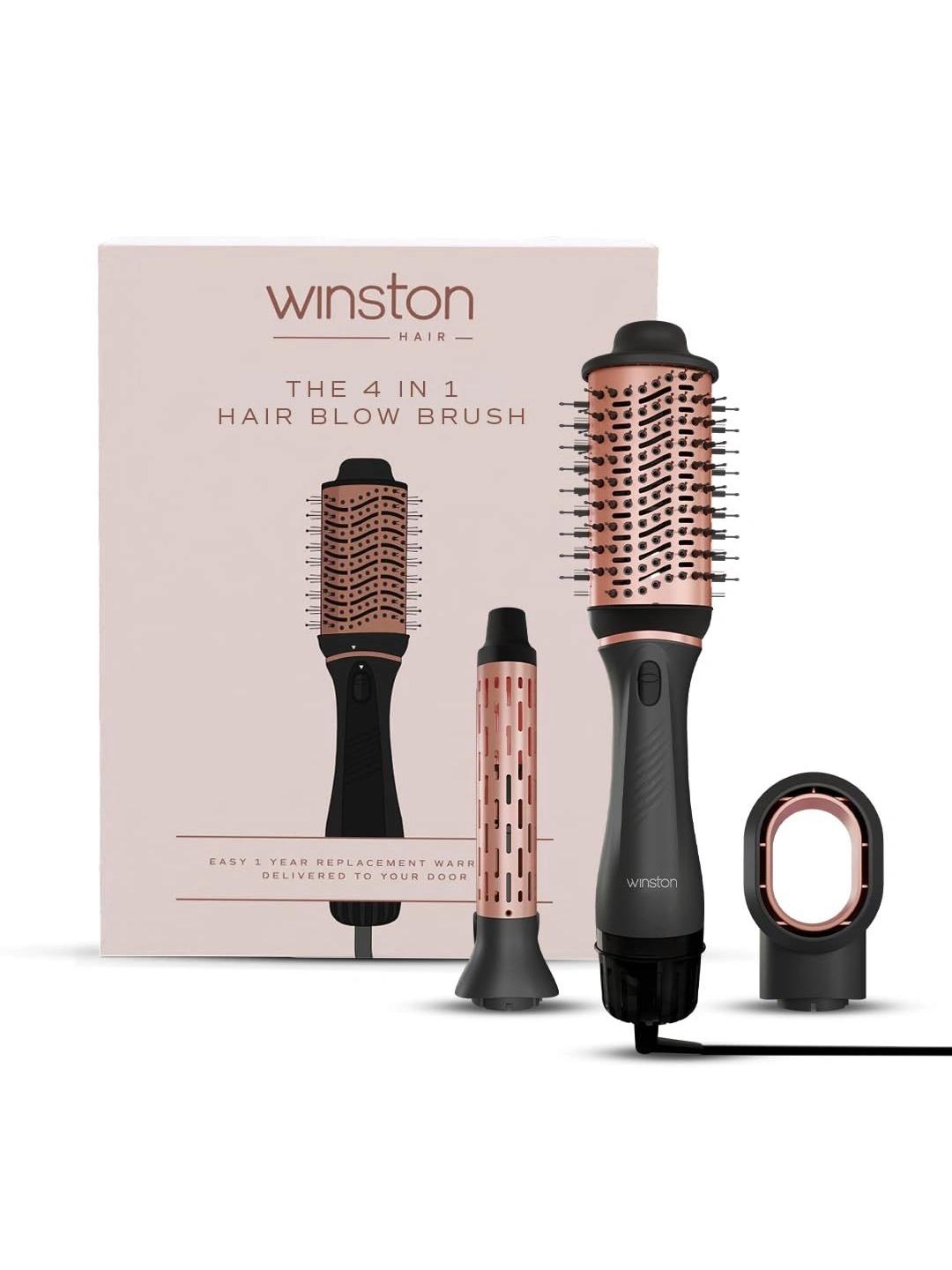 WINSTON 3-In-1 Volumizing Blow Brush Silver Grey