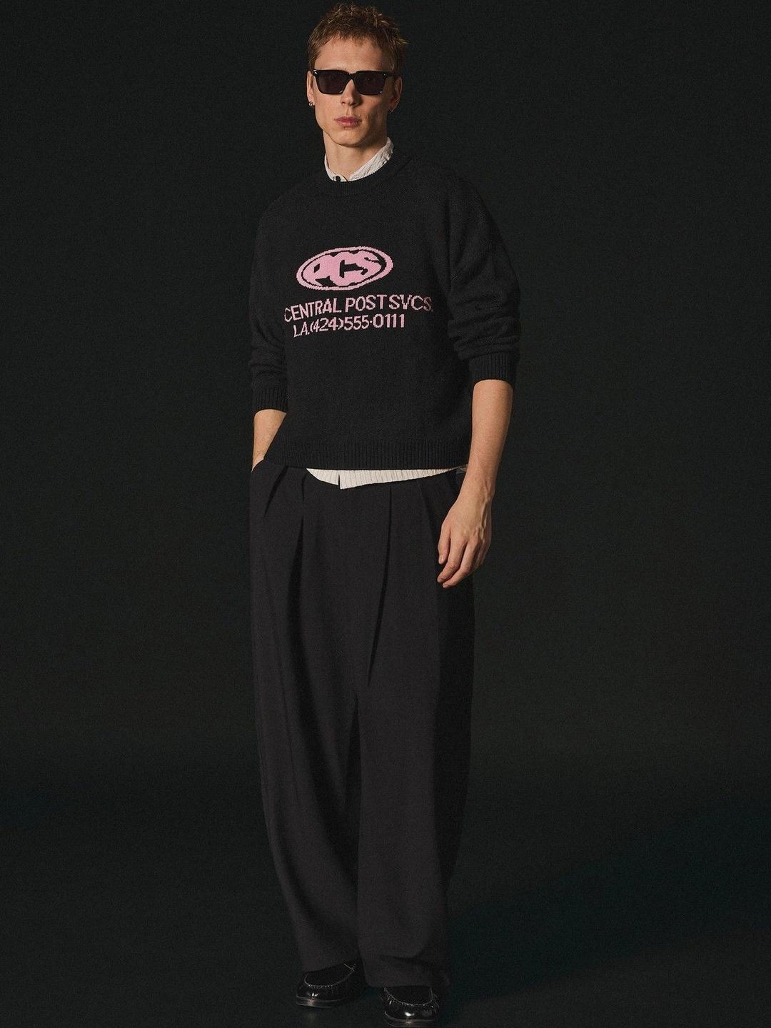 Bershka Jacquard Knit Jumper