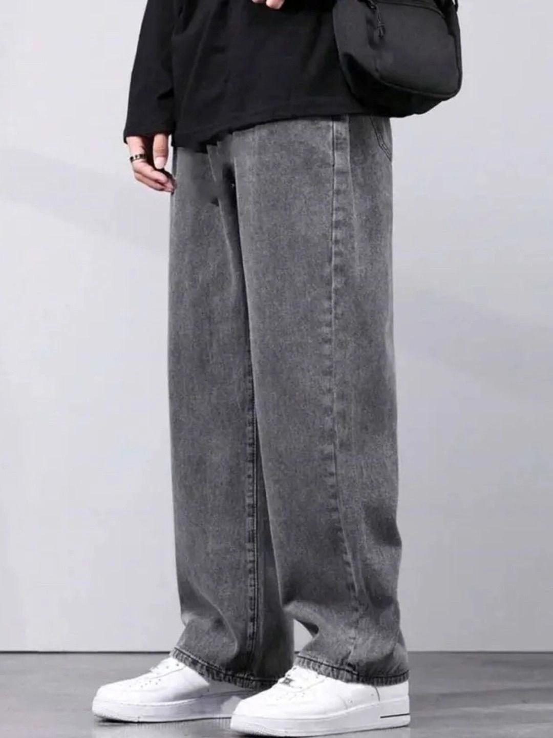 DENIM LIFE Men Classic Straight Fit Mid-Rise Stretchable Jeans Blue - Image 1