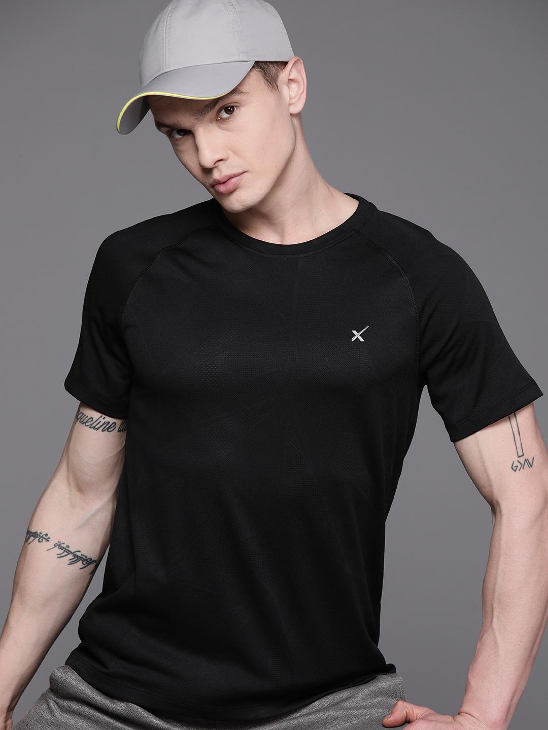HRX by Hrithik Roshan Men Raglan Sleeves Rapid-Dry Sports T-shirt
