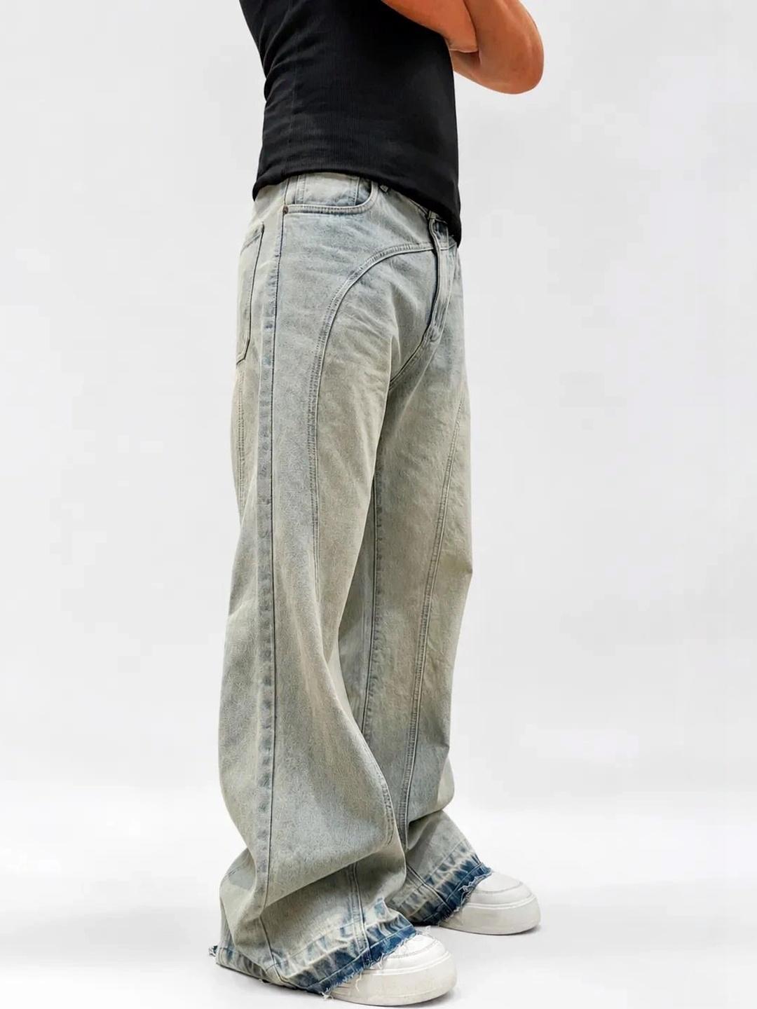 Off Duty India Men Straight Fit Mid-Rise Jeans - Image 1