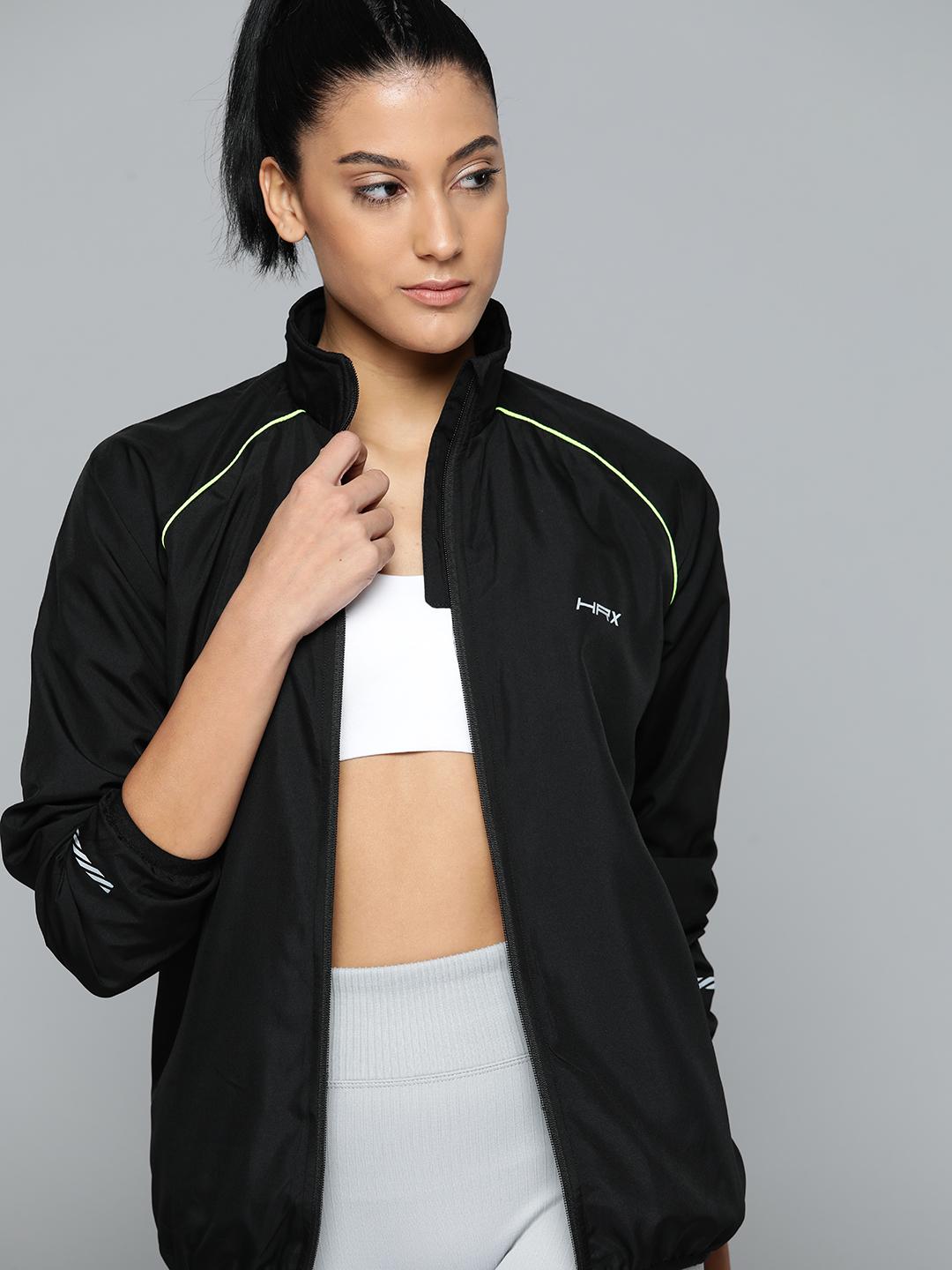 Buy HRX by Hrithik Roshan Women Black Rapid Dry Technology Running