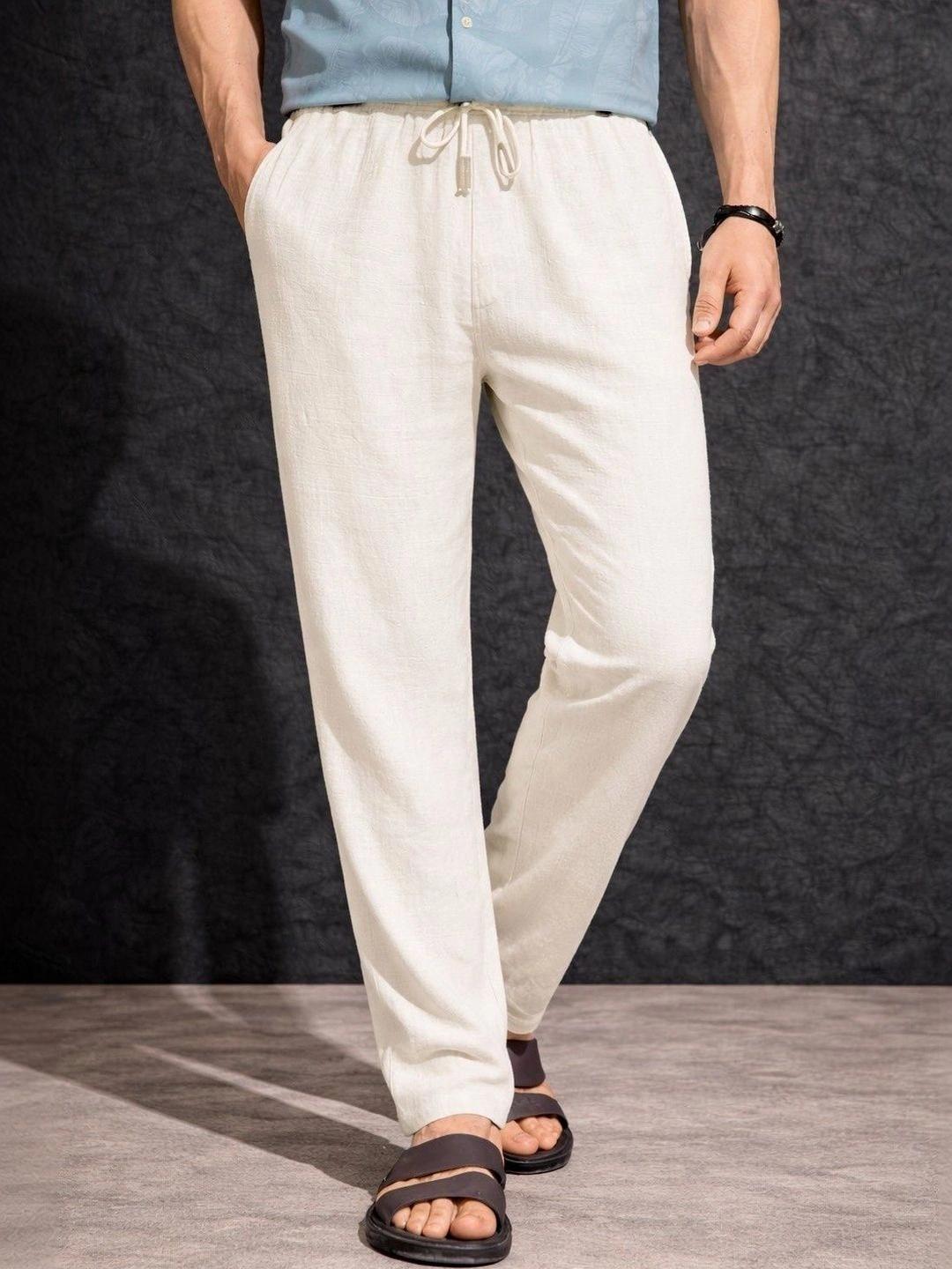 Roadster Mid Rise Cotton Trousers - Image 1