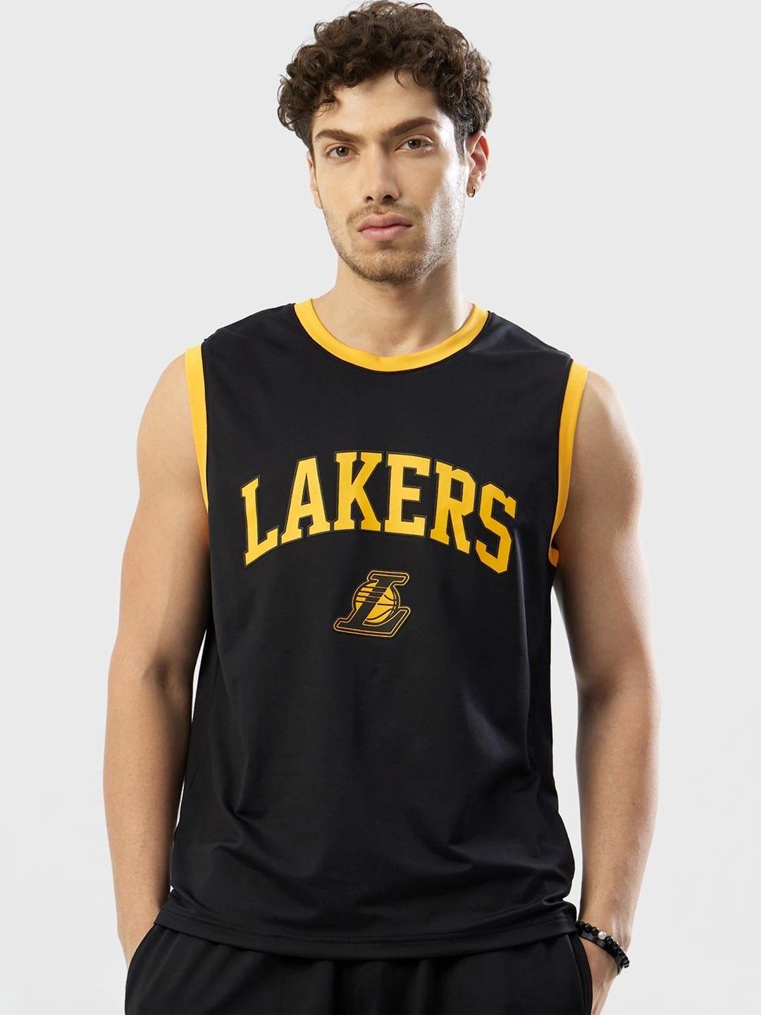 NBA Men Los Angeles Lakers Printed T-shirt