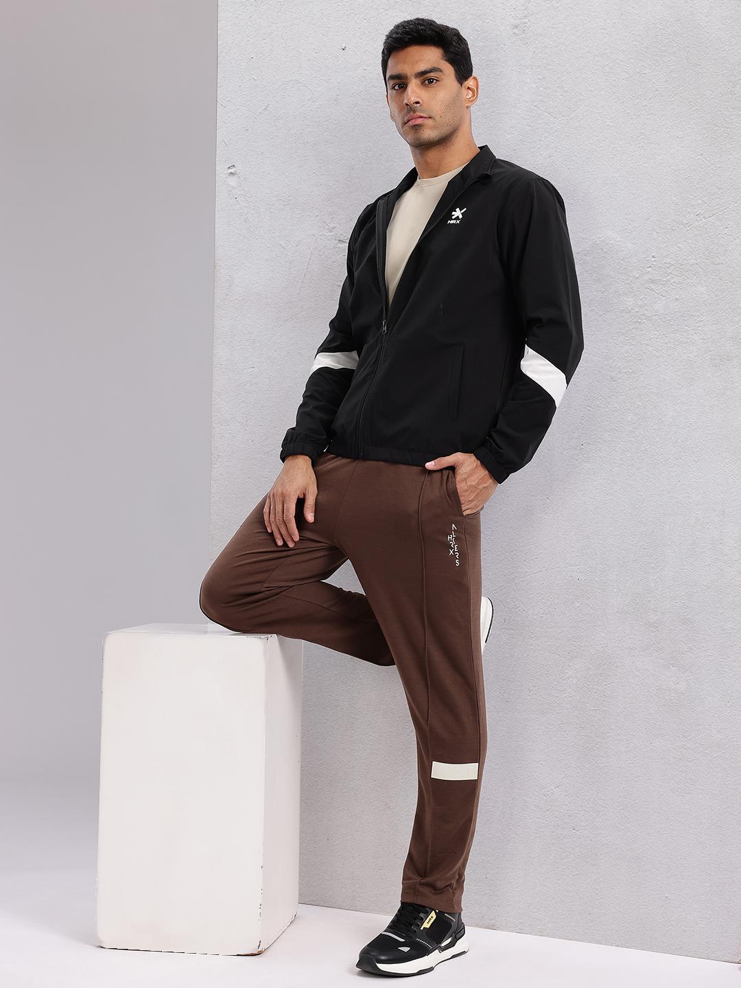 HRX by Hrithik Roshan Contrast Panel Tailored Jacket - Image 1