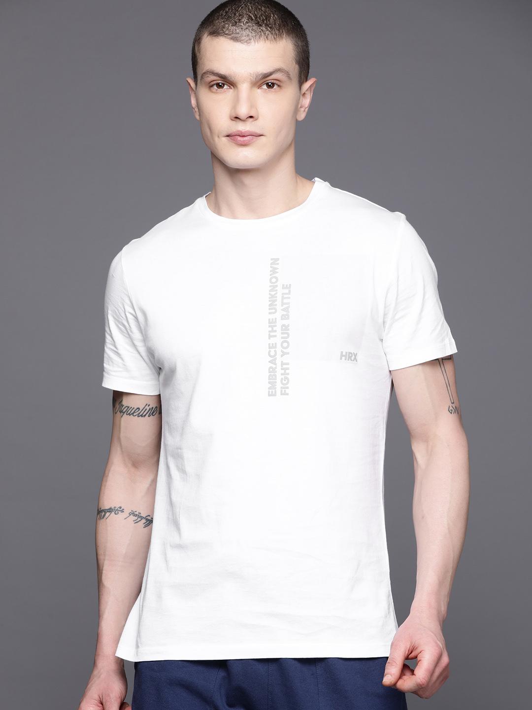 Hrk♡ Buy HRX by Hrithik Roshan Pure Cotton Casual T-shirt - Tshirts for