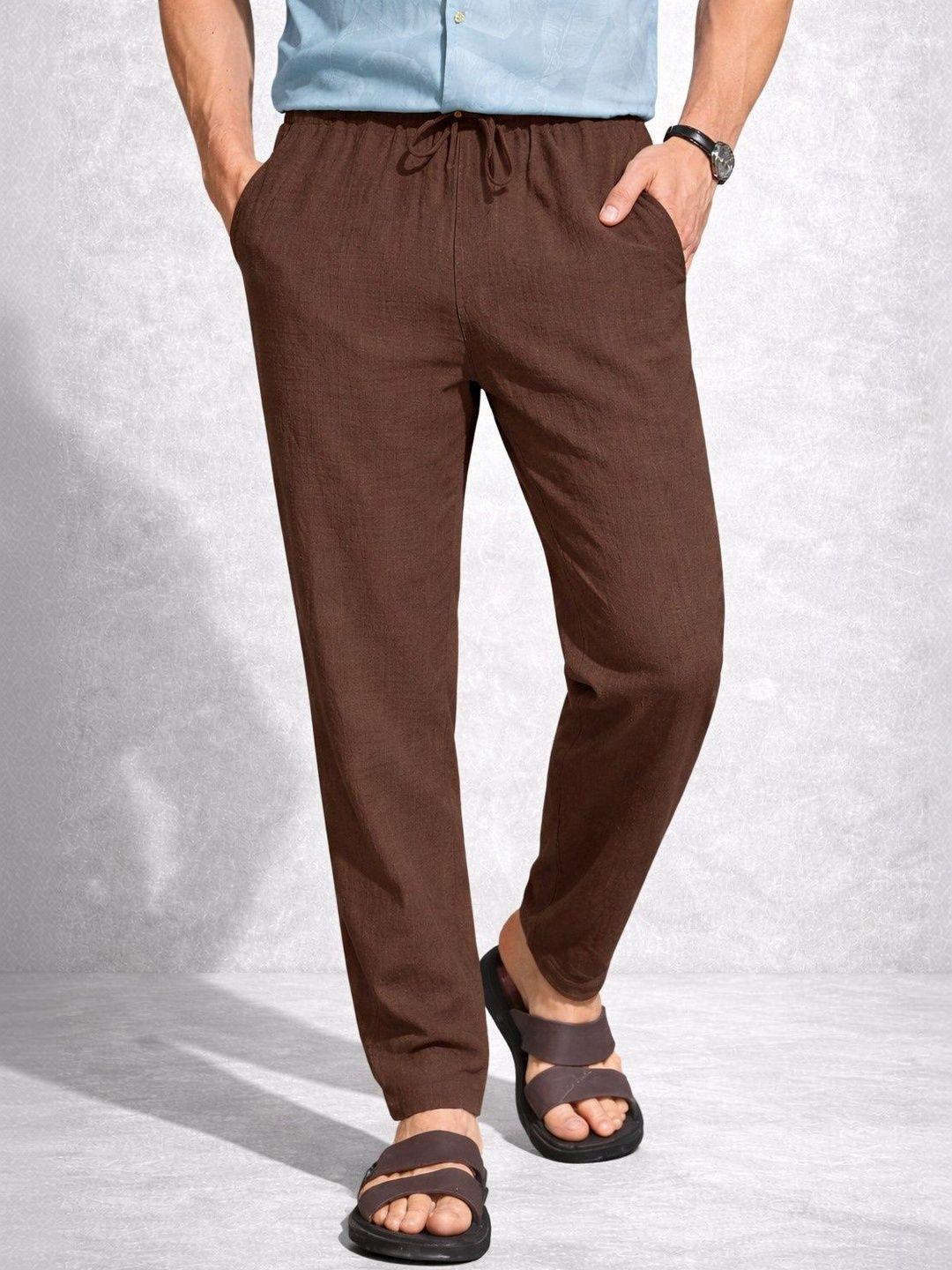 Roadster Mid Rise Cotton Trousers