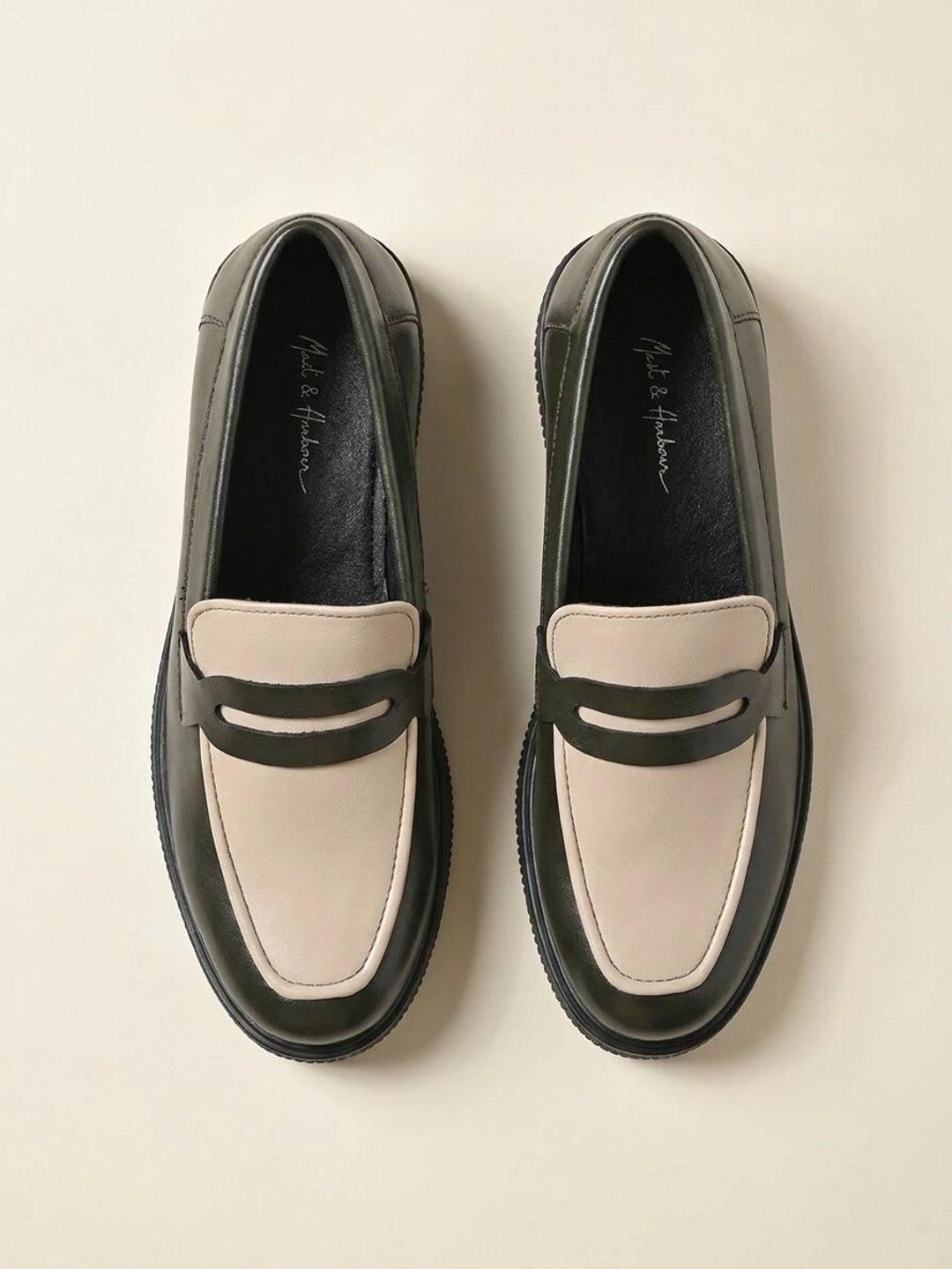 Mast & Harbour Men Colourblocked Loafers