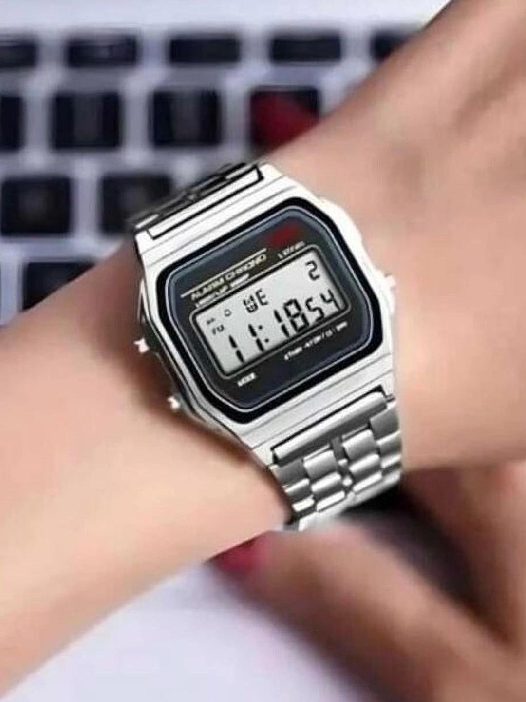Rolss Men Silver Automatic Watch - Image 1