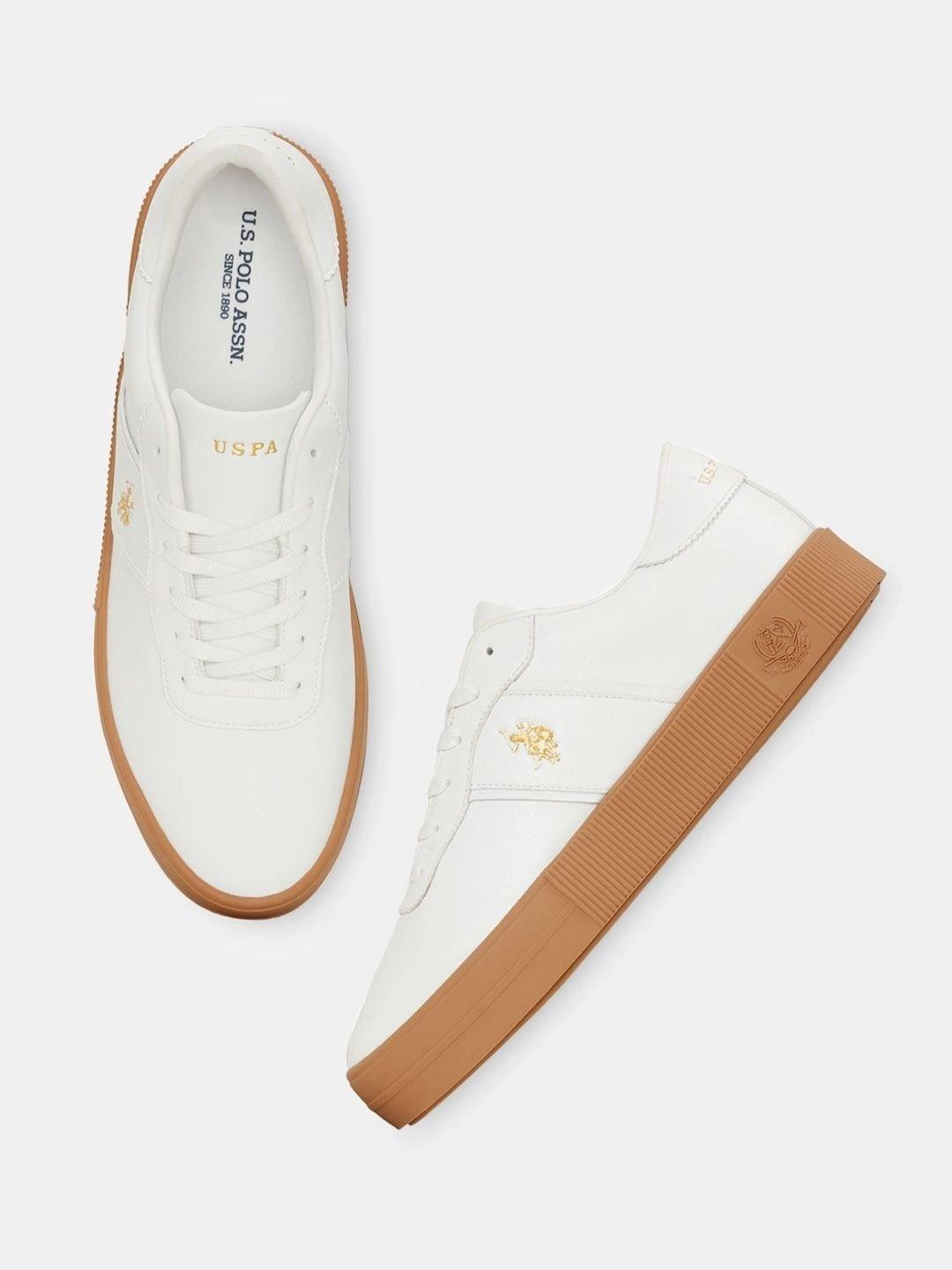 U.S. Polo Assn. MEES 3.0 Off White Deck Kicks Sneakers - Image 1