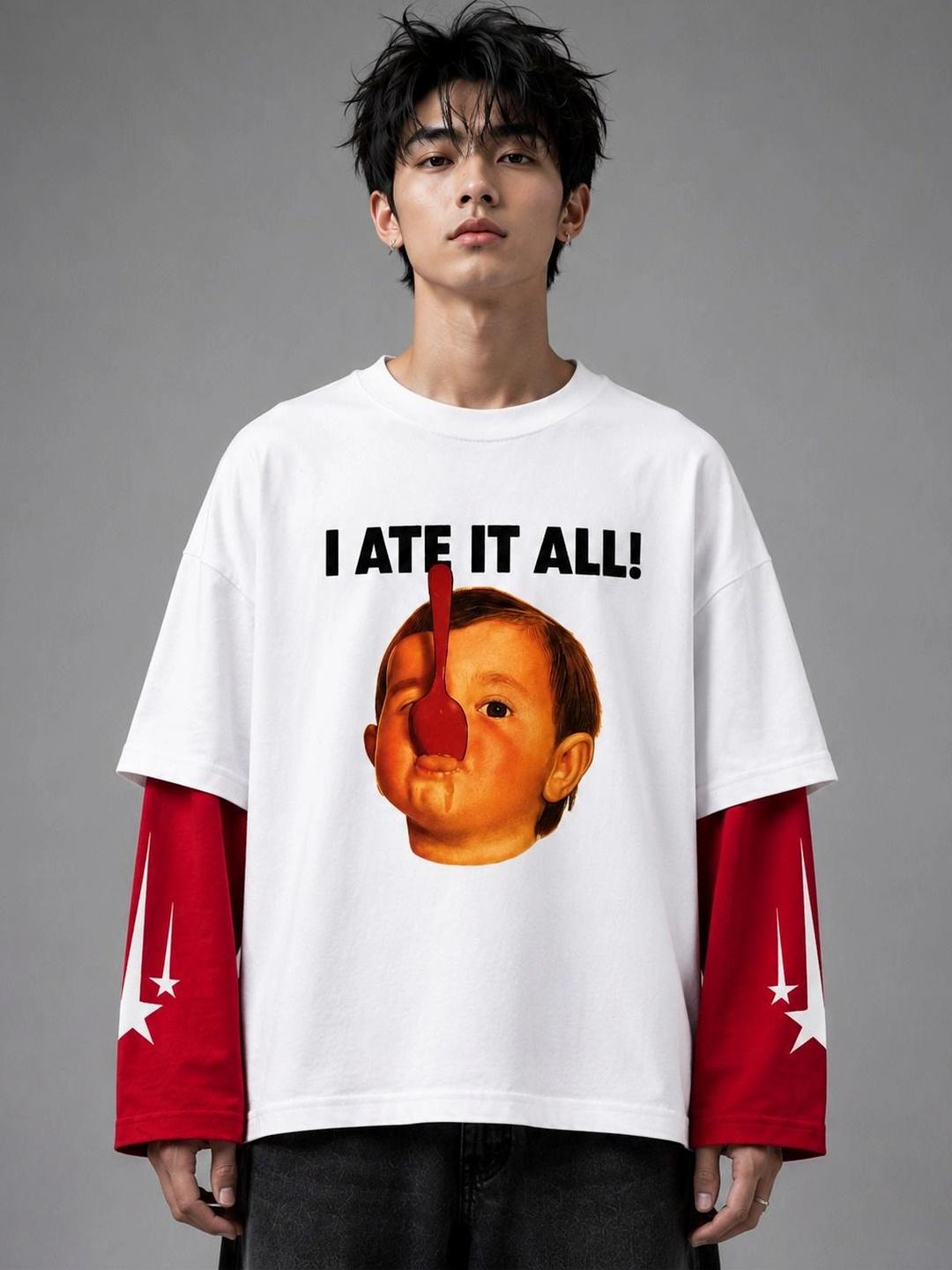 Hauntrex Of The Beast Long Sleeve Oversized Tee