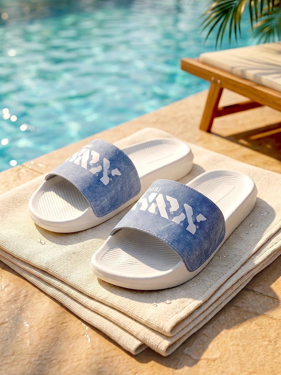HRX by Hrithik Roshan Men Printed Sliders - Image 1