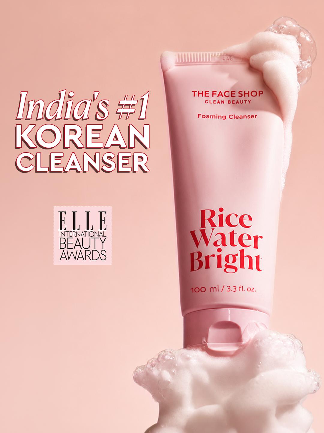The Face Shop Rice Water Bright Foaming Cleanser 100ml