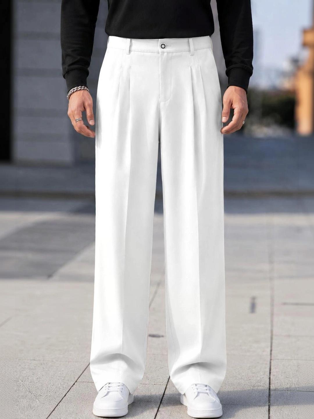 FTX Men Relaxed Loose Fit Pleated Trousers - Image 1